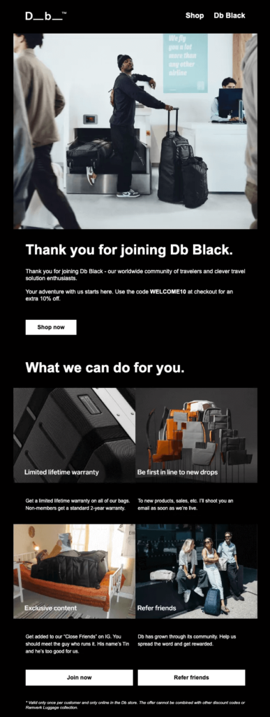 db black email