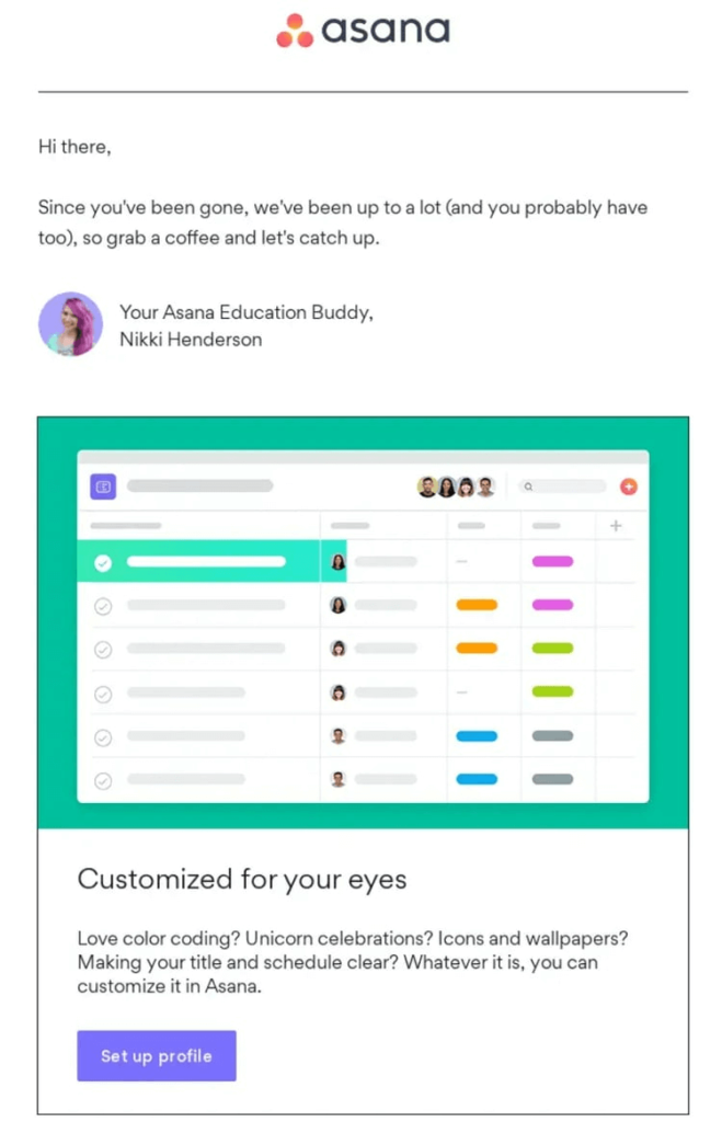 Re-Engagement Emails Examples